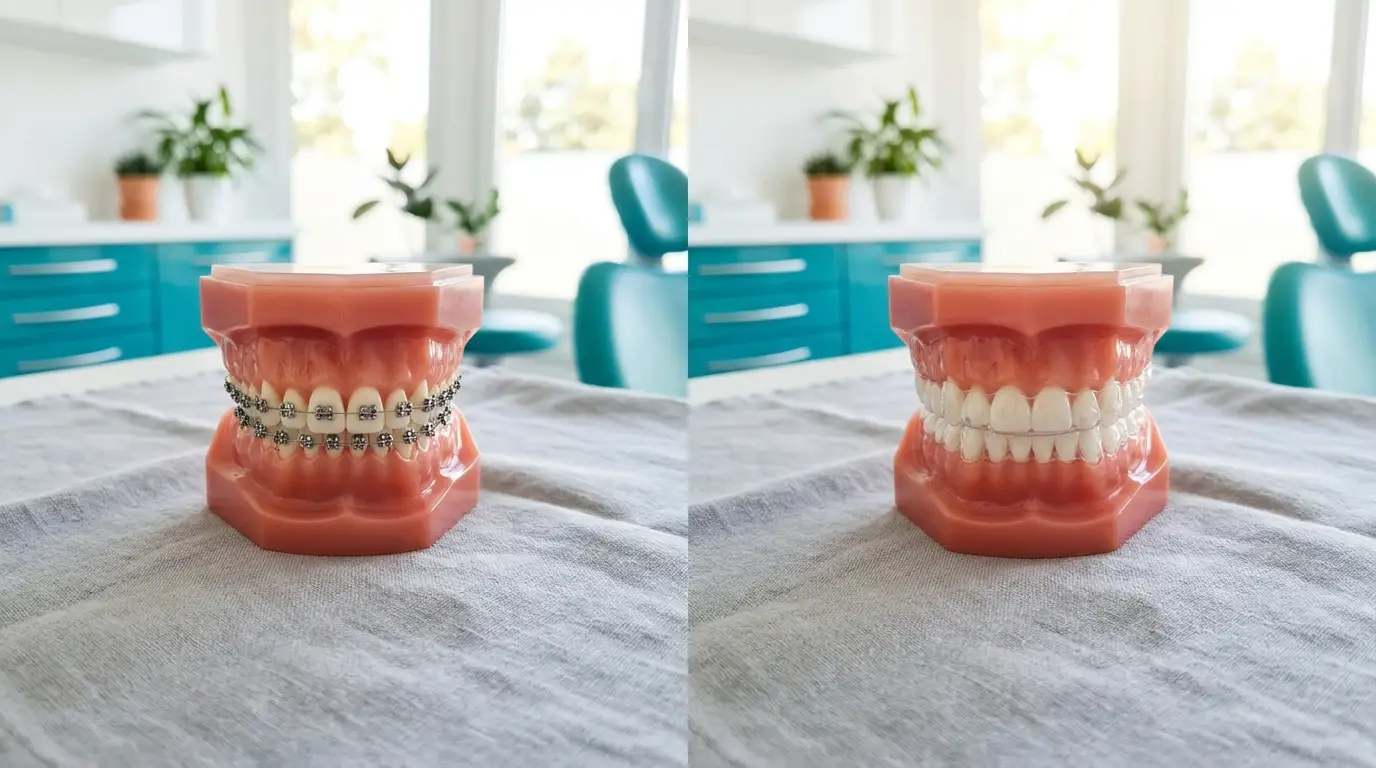 Alinhadores Invisíveis vs Aparelho Fixo